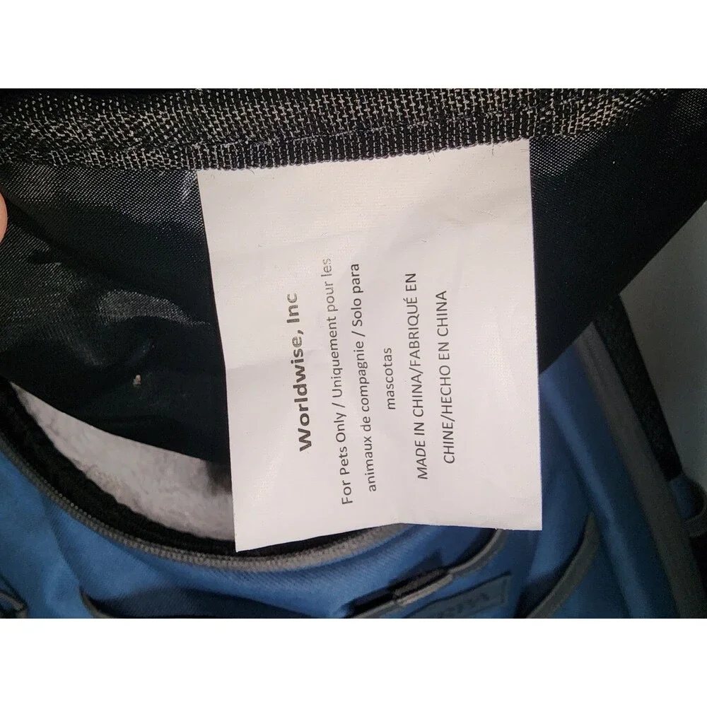Sherpa Blue Pet Carrier Backpack - Comfortable Travel Dog Carrier